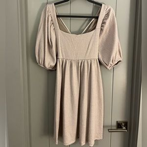 By Together cream colored baby doll dress